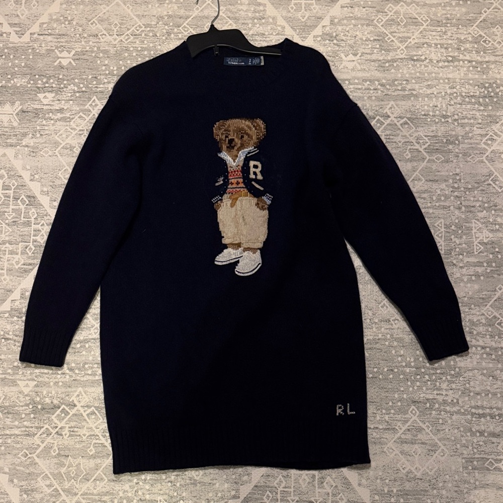 Ralph Lauren polo bear Sweater dress
